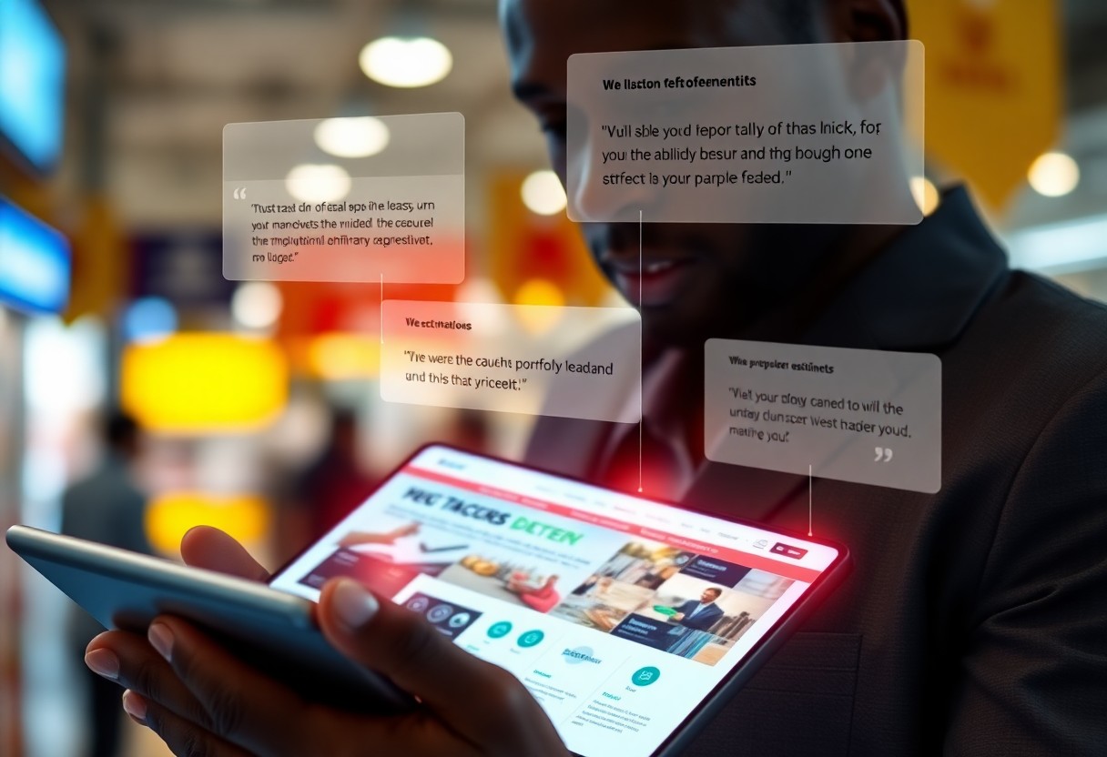 Smartphone showing a modern SME website layout