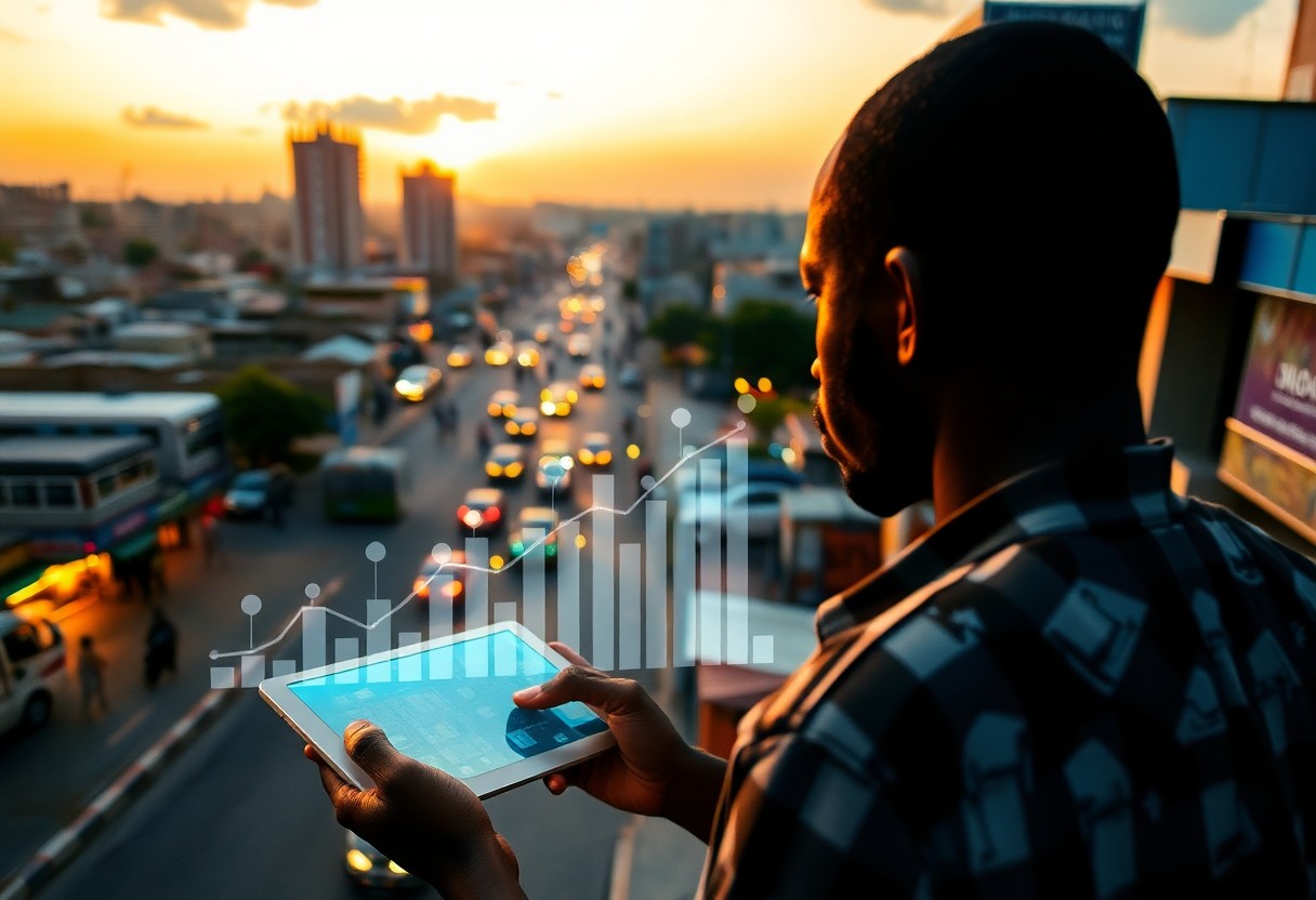 Ghanaian business owners managing social media